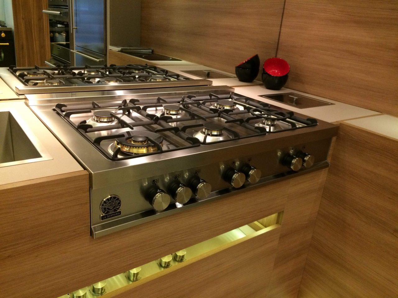 Rangetop Bertazzoni Futura 6 queimadores inox 90cm Espaço Gourmet